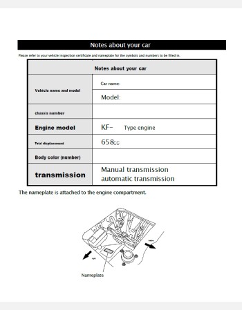 subaru sambar truck 2012 2013 2014 owners manual in english